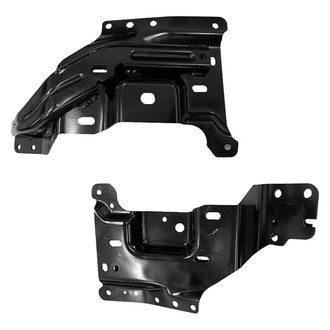 Sherman® - Front Driver and Passenger Side Bumper Mounting Plate Set (CAPA Certified)