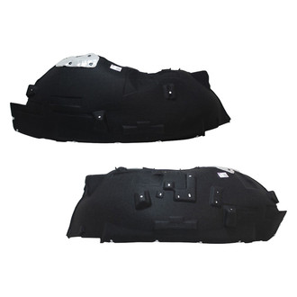 Sherman® - Front Driver and Passenger Side Fender Liner Set (CAPA Certified)