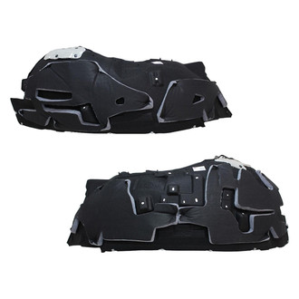 Sherman® - Front Driver and Passenger Side Fender Liner Set (Value Line)