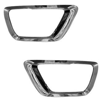 Sherman® - Front Driver and Passenger Side Fog Light Trim Set (Value Line)