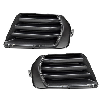 Sherman® - Front Driver and Passenger Side Fog Light Cover Set (Value Line)