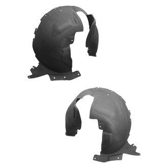 Sherman® - Front Driver and Passenger Side Fender Liner Set (CAPA Certified)