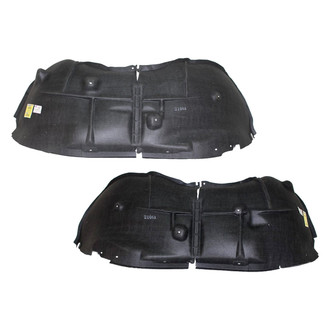 Sherman® - Front Driver and Passenger Side Fender Liner Set (Value Line)