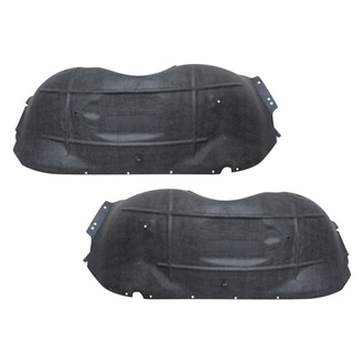 Sherman® - Front Driver and Passenger Side Fender Liner Set (CAPA Certified)