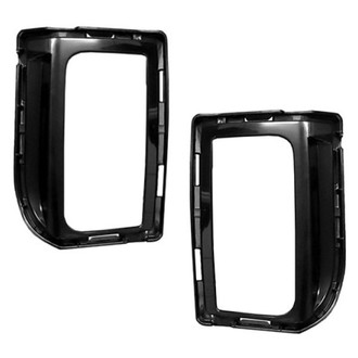 Sherman® - Front Driver and Passenger Side Fog Light Bezel Set (Value Line)