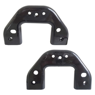 Sherman® - Front Driver and Passenger Side Bumper Bracket Set (CAPA Certified)