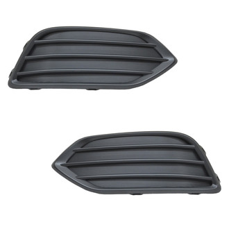 Sherman® - Front Driver and Passenger Side Fog Light Cover Set (Value Line)