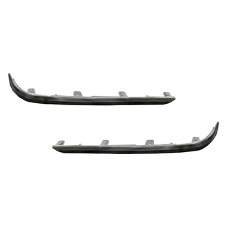 Sherman® - Rear Driver and Passenger Side Bumper Cover Molding Set (Value Line)