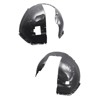 Sherman® - Front Driver and Passenger Side Fender Liner Set (CAPA Certified)
