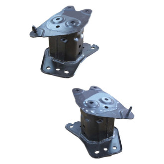 Sherman® - Rear Driver and Passenger Side Bumper Bracket Set (Value Line)