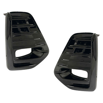 Sherman® - Front Driver and Passenger Side Fog Light Bezel Set (Value Line)