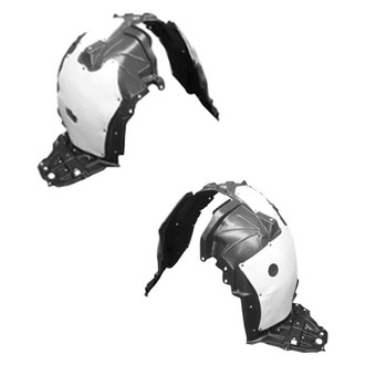 Sherman® - Front Driver and Passenger Side Fender Liner Set (Value Line)