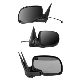 Sherman® - Driver and Passenger Side Power Remote View Mirror Set (Non-Heated, Foldaway) (Standard Line)