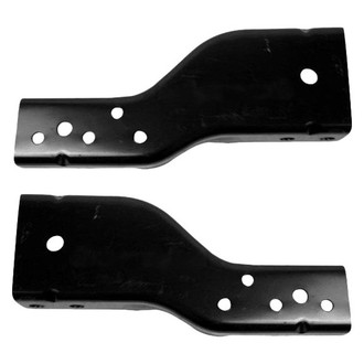 Sherman® - Rear Outer Driver and Passenger Side Bumper Bracket Set (Value Line)