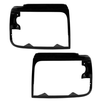 Sherman® - Driver and Passenger Side Headlight Bezel Set (Value Line)