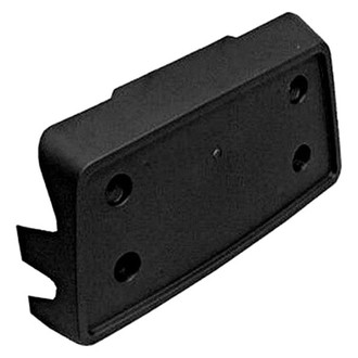 Sherman® - Textured Black Front License Plate Bracket