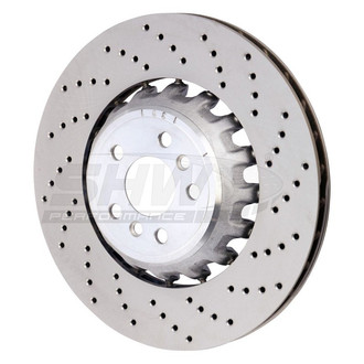 SHW Performance® - Drilled Rear Passenger Side Brake Rotor