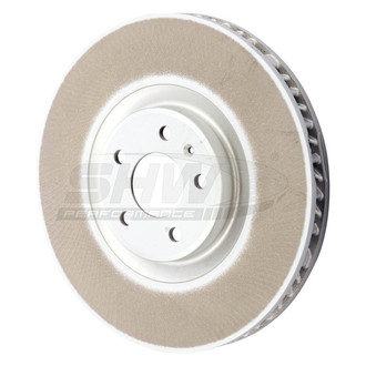 SHW Performance® - Plain Front Driver Side Brake Rotor