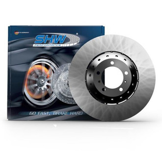 SHW Performance® - Plain Front Driver Side Brake Rotor