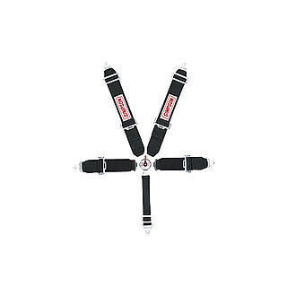Simpson® - Cam-Lock 62" Black Pull-Up-Floor Mount Individual 5-Point Harness System