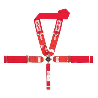 Simpson® 29116P - 5-Point Drag System Wrap Around Nomex Covered, Platinum