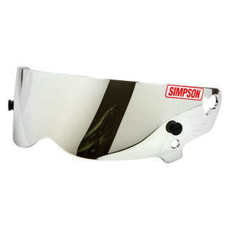 Simpson® - Mirrored Replacement Helmet Shield for Bandits/Diamond Back Helmets