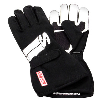 Simpson® IMXK - Impulse Series Black XL Racing Gloves