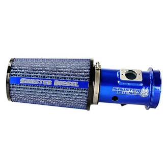 Sinister Diesel® - Aluminum Blue Cold Air Intake System with Blue Filter