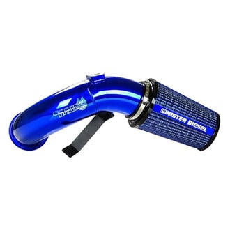 Sinister Diesel® - Aluminum Blue Cold Air Intake System with Blue Filter