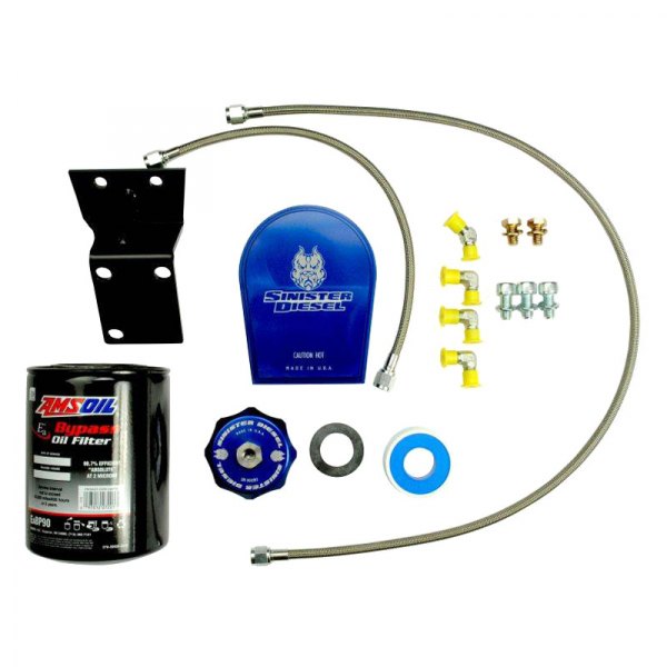Sinister Diesel® - By-Pass Oil Filter System