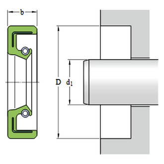 SKF® - Rear Crankshaft Seal