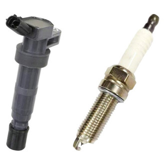 SKP® - Ignition Coil and Spark Plug Kit