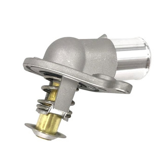 SKP® - Engine Coolant Thermostat Housing with Thermostat and Thermostat retainer brackets