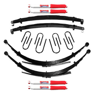 Skyjacker® - 4" x 3.5" Softride™ Front and Rear Suspension Lift Kit