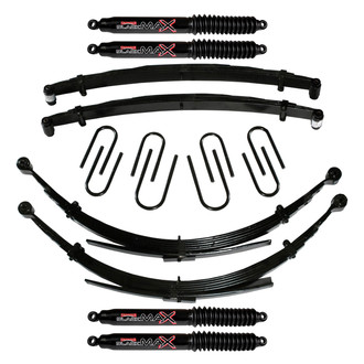 Skyjacker® - 8" x 7"-7.5" Softride™ Front and Rear Suspension Lift Kit