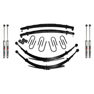 Skyjacker® - 8" x 7"-7.5" Softride™ Front and Rear Suspension Lift Kit