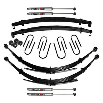 Skyjacker® - 8" x 7"-7.5" Softride™ Front and Rear Suspension Lift Kit