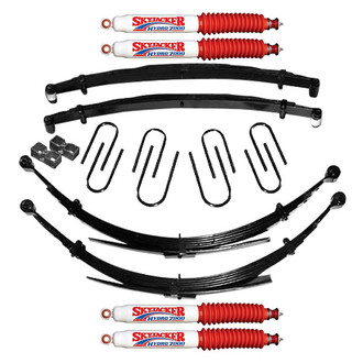 Skyjacker® - 8" x 7"-7.5" Softride™ Front and Rear Suspension Lift Kit