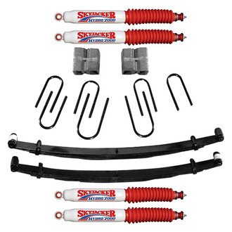 Skyjacker® - 4" x 2" Softride™ Front and Rear Suspension Lift Kit