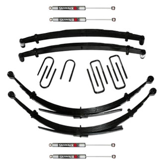 Skyjacker® - 4" x 2"-2.5" Softride™ Front and Rear Suspension Lift Kit