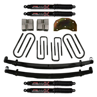 Skyjacker® - 3"-4" x 2" Softride™ Front and Rear Suspension Lift Kit