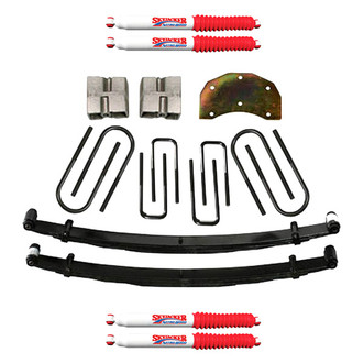 Skyjacker® - 5"-6" x 3.5" Softride™ Front and Rear Suspension Lift Kit