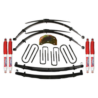 Skyjacker® - 5"-6" x 3.5" Softride™ Front and Rear Suspension Lift Kit