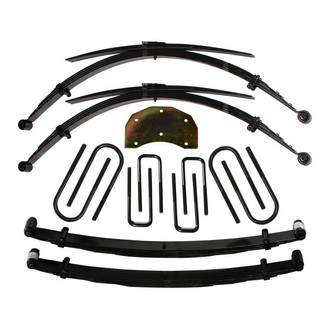 Skyjacker® - 5"-6" x 3.5" Softride™ Front and Rear Suspension Lift Kit