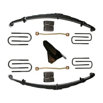 Skyjacker® - 4" Softride™ Front Lifted Leaf Springs