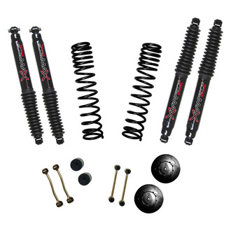 Skyjacker® - 2.5" x 1" Dual Rate Front and Rear Long-Travel Suspension Lift Kit