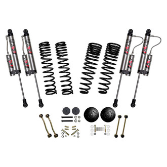 Skyjacker® - 2.5" Dual Rate Front and Rear Long-Travel Coil Spring Lift Kit