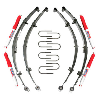 Skyjacker® - 3.5"-4" x 3"-3.5" Softride™ Front and Rear Suspension Lift Kit