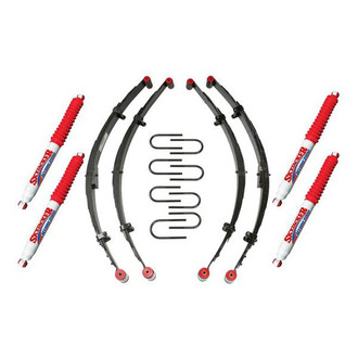 Skyjacker® - 4" x 3"-3.5" Sport Coil Spring Front and Rear Suspension Lift Kit
