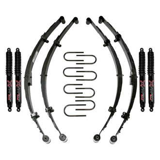 Skyjacker® - 4" x 3"-4" Softride™ Front and Rear Suspension Lift Kit